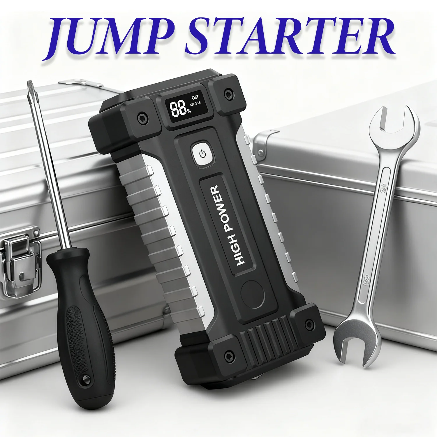 

Car Battery Jump Starter, 12V Portable Car Starter for Up to 6.0L Gas/3.0L Diesel Engine, Auto Battery Booster Pack