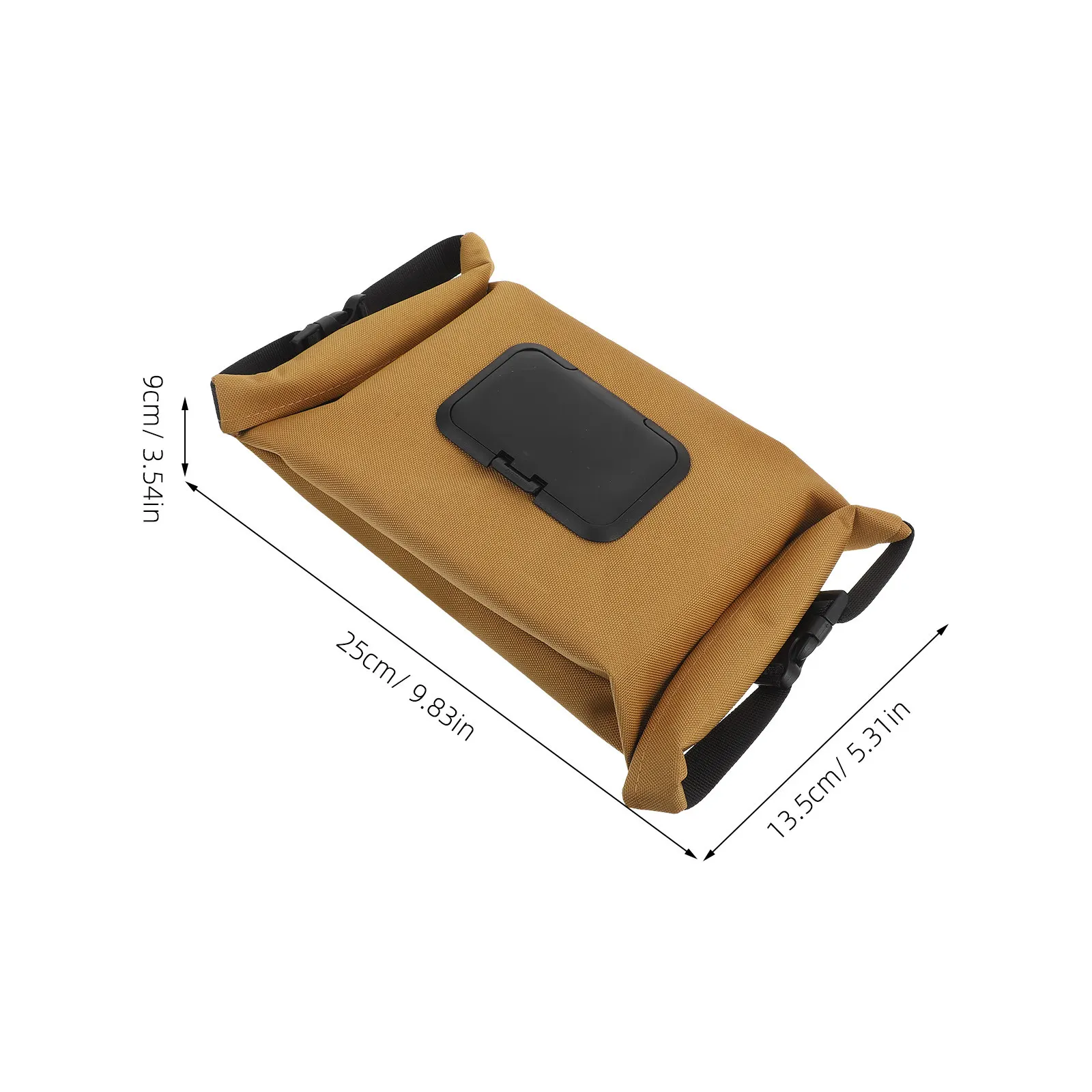 Canvas Portable Wipes Dispenser Bag Hanging Design Secure Closure Travel Baby Wipe Container Outdoor Camping Car Stroller Wipe