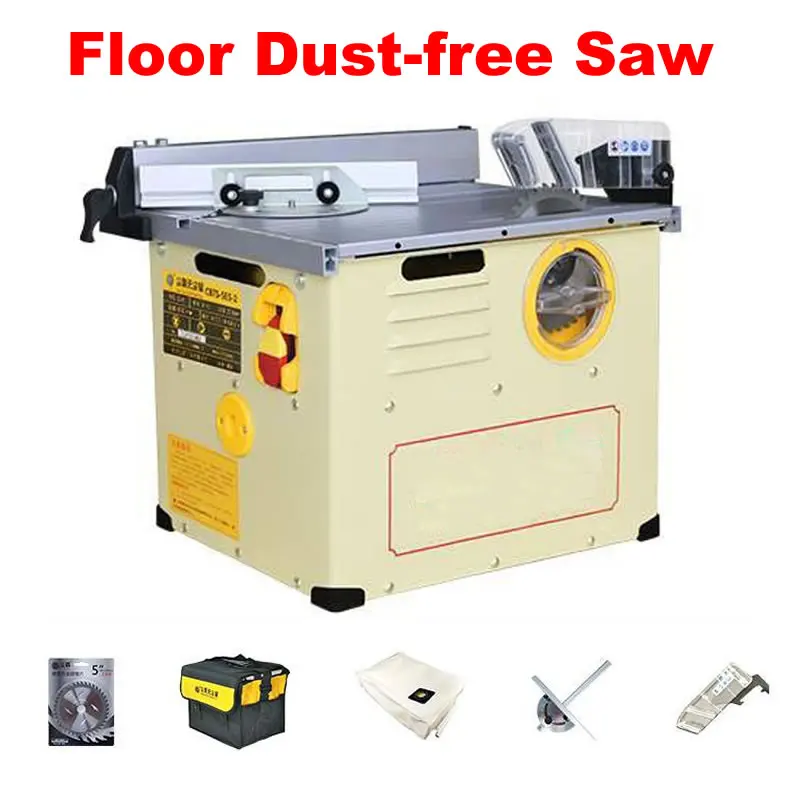 Mini Woodworking Table Saw Floor Dust-free Saw Composite Laminate Wood Floor Cutting Carving Machine for Woodworking