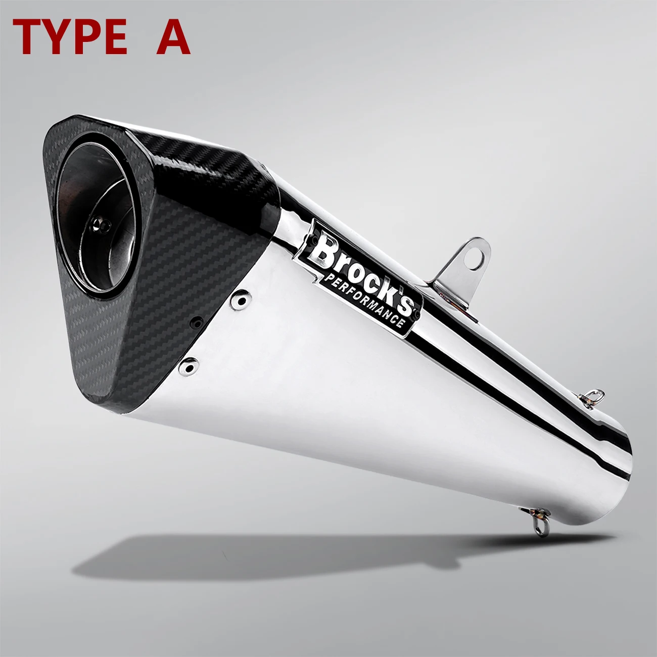 Universal motorcycle exhaust system Brock Color Cover escape muffler with DB Killer For s1000rr GSX1300R cbr1000rr R1
