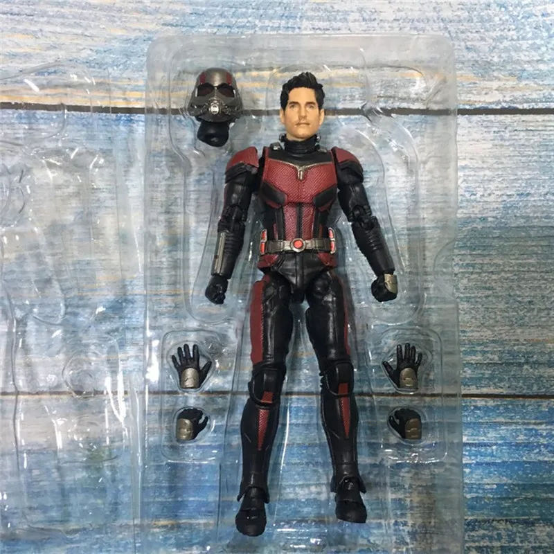 Venta caliente Marvel muñeca máquina Marvel exposición vengadores 4SHF móvil Ant Man 2 adorno hecho a mano modelo muñeca Anime regalo de vacaciones