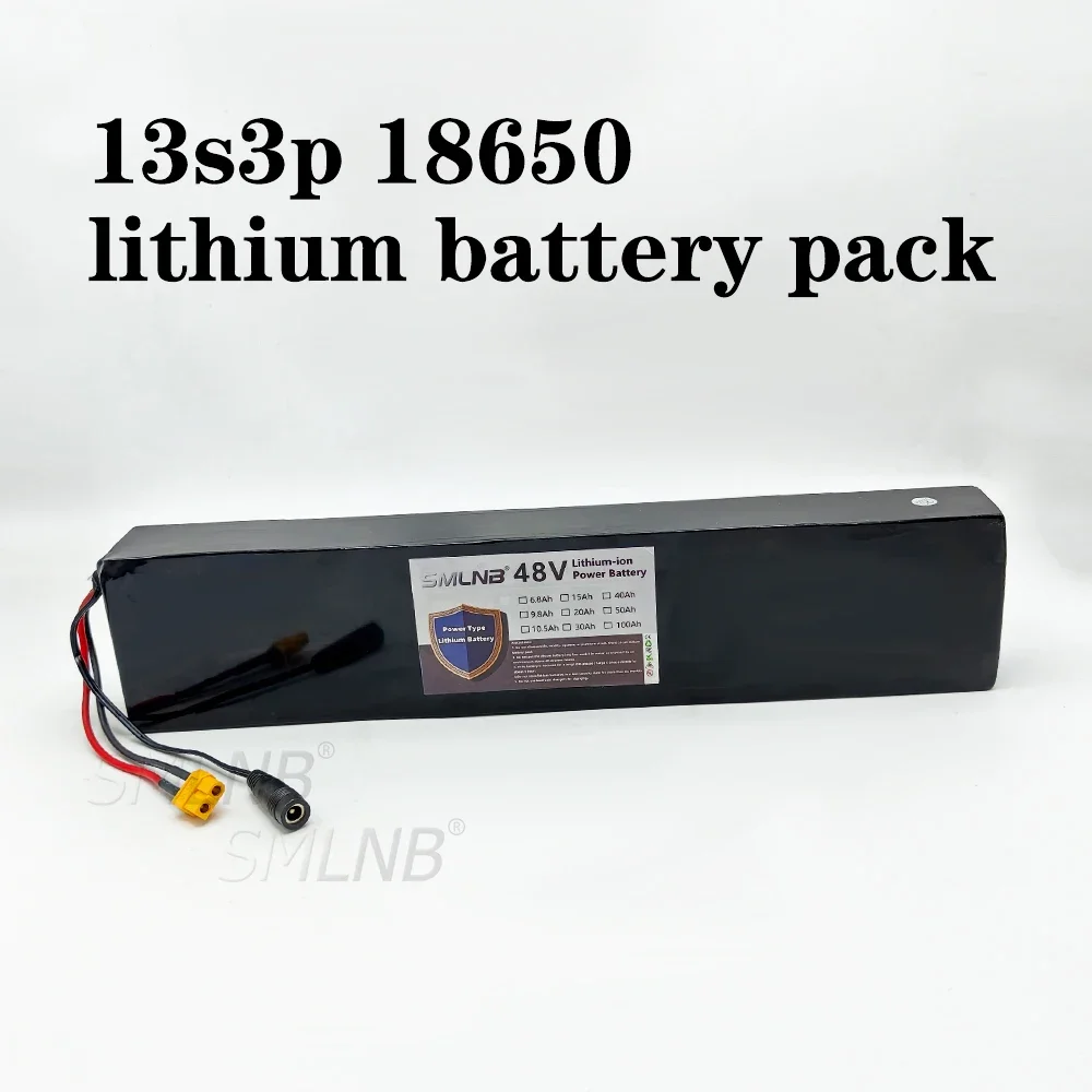 

13S3P Battery Pack Suitable for 500W 700W Electric scooter 48V Battery 15000mAh Rechargeable Lithium-ion