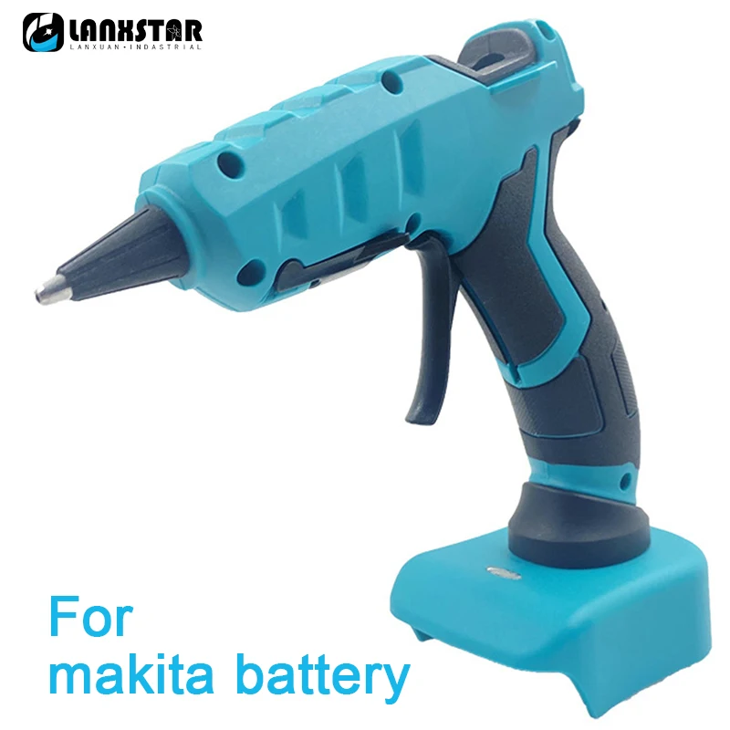 

18V 40W Cordless Electric Hot Melt Glue Gun Glue Grab for 7mm Glue Stick Hot Melt Welding Hot Air Gun for Makita No Battery