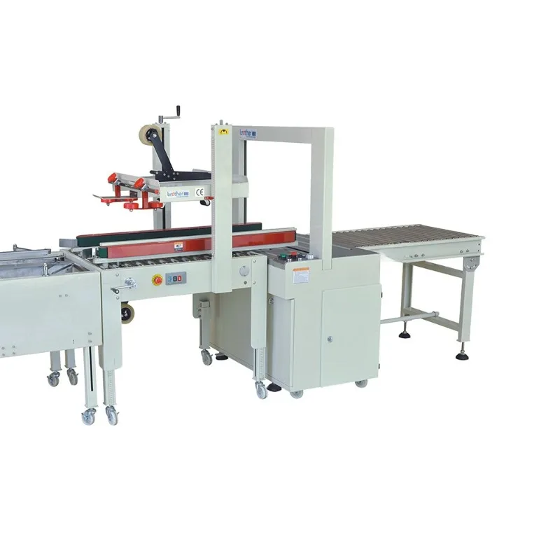 Automatic binding machine carton sealing binding packaging line