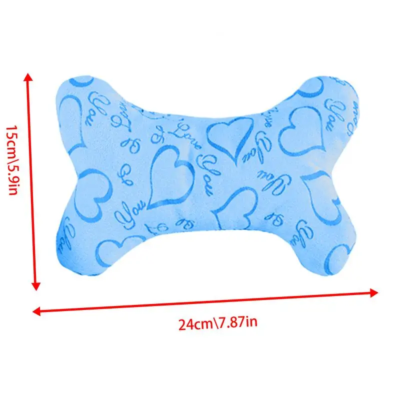 Pet Sleeping Pillow Soft Bone-shaped Dog Pillow For Sleeping Pet Sleeping Supplies Machine Washable Pillow For Medium Large