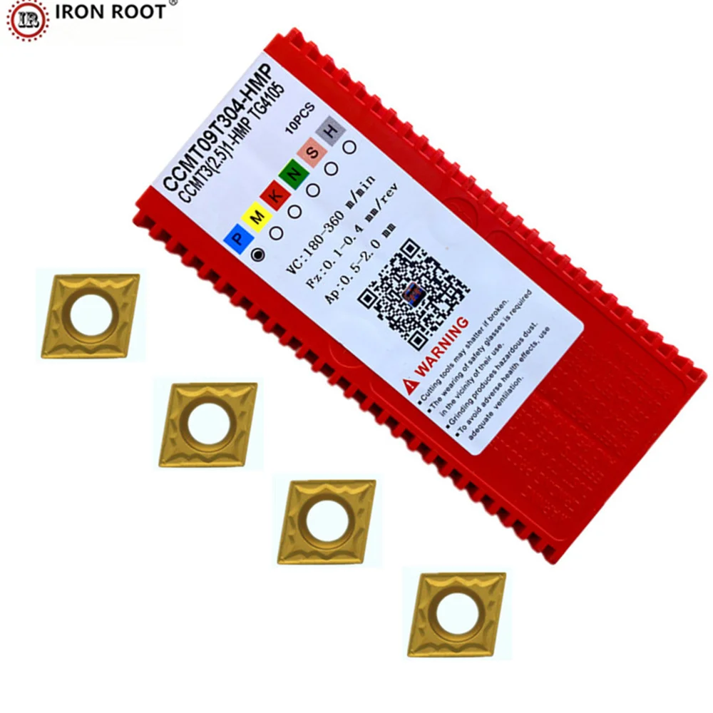 IRON ROOT CCMT09T304,CCMT09T308,PK,HMP,PG.MT TG4105 CNC Lathe Turning Tool Carbide Turning Tool Insert SCLCR SCACR steel