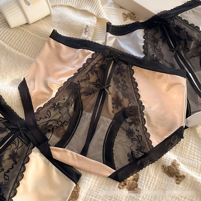 ملابس داخلية نسائية مثيرة مقاس كبير ملابس داخلية من الدانتيل ropa de mujer ملابس داخلية مثيرة للنساء ملابس داخلية صيفية سراويل شبكية lenceria