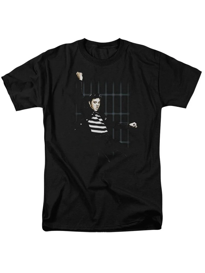 

Elvis Presley American Ro Loose Casual ort Sve T-irt Punk Sle Cotton round Ne Youth Faion Summer Spring Wear