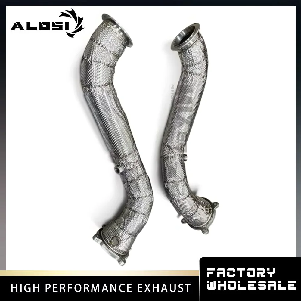 

Car downpipes are suitable for McLaren 720 720 S SS304 high-performance exhaust downpipes