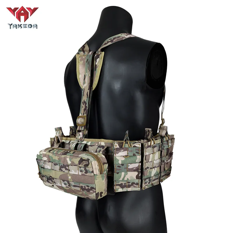 Outdoor Sports CS Tactical Bibs Tactical Sling Bibs Anti-slip Loading Unloading Combat Vests For Hunting and Training Equipment