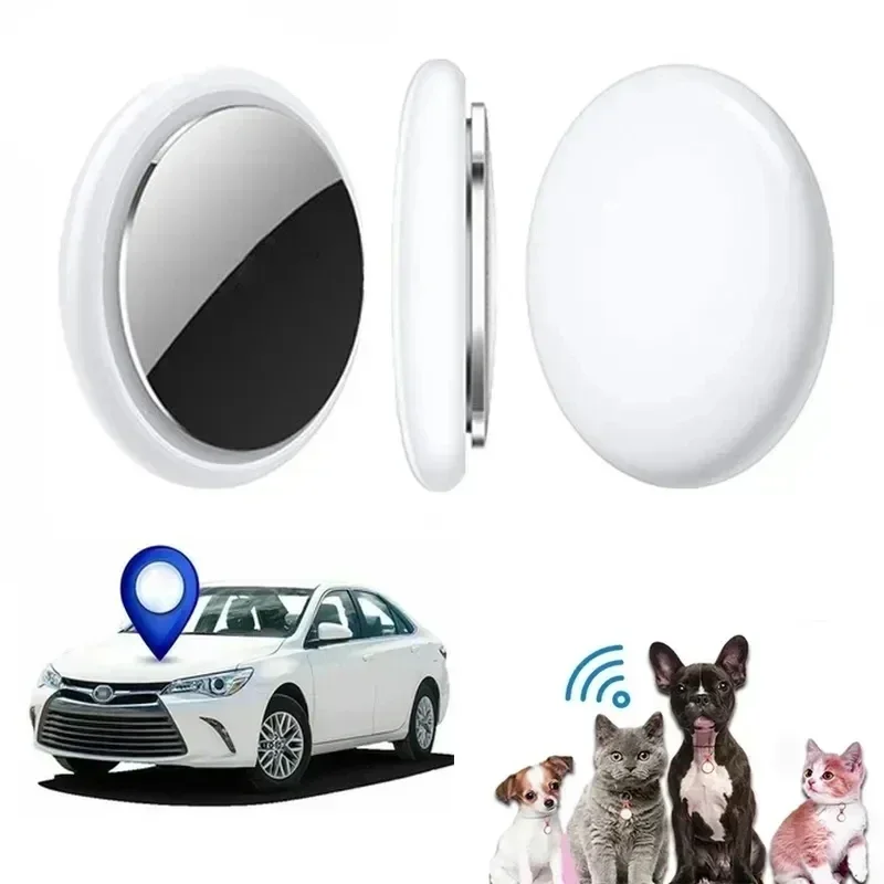 

GPS Bluetooth Tracker Tag, Works with Find My App Anti-Lost Device with Sound Alarm & Location Reminder Key Finder & Pet Tracker