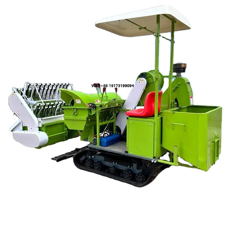 Farm 25hp Soybean Harvester Small Rice Mini Combine Harvester Price