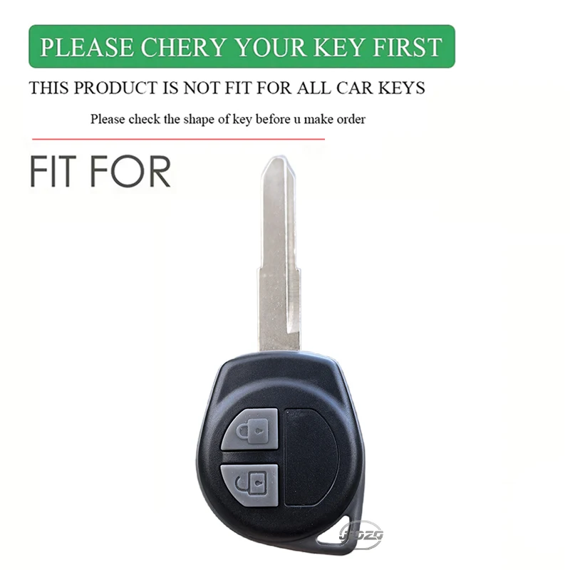 Carbon Silicone Car Key Case Cover For Suzuki Igins Alto SX4 Vauxhall Agila 2005-2010 Styling NEW Arrival