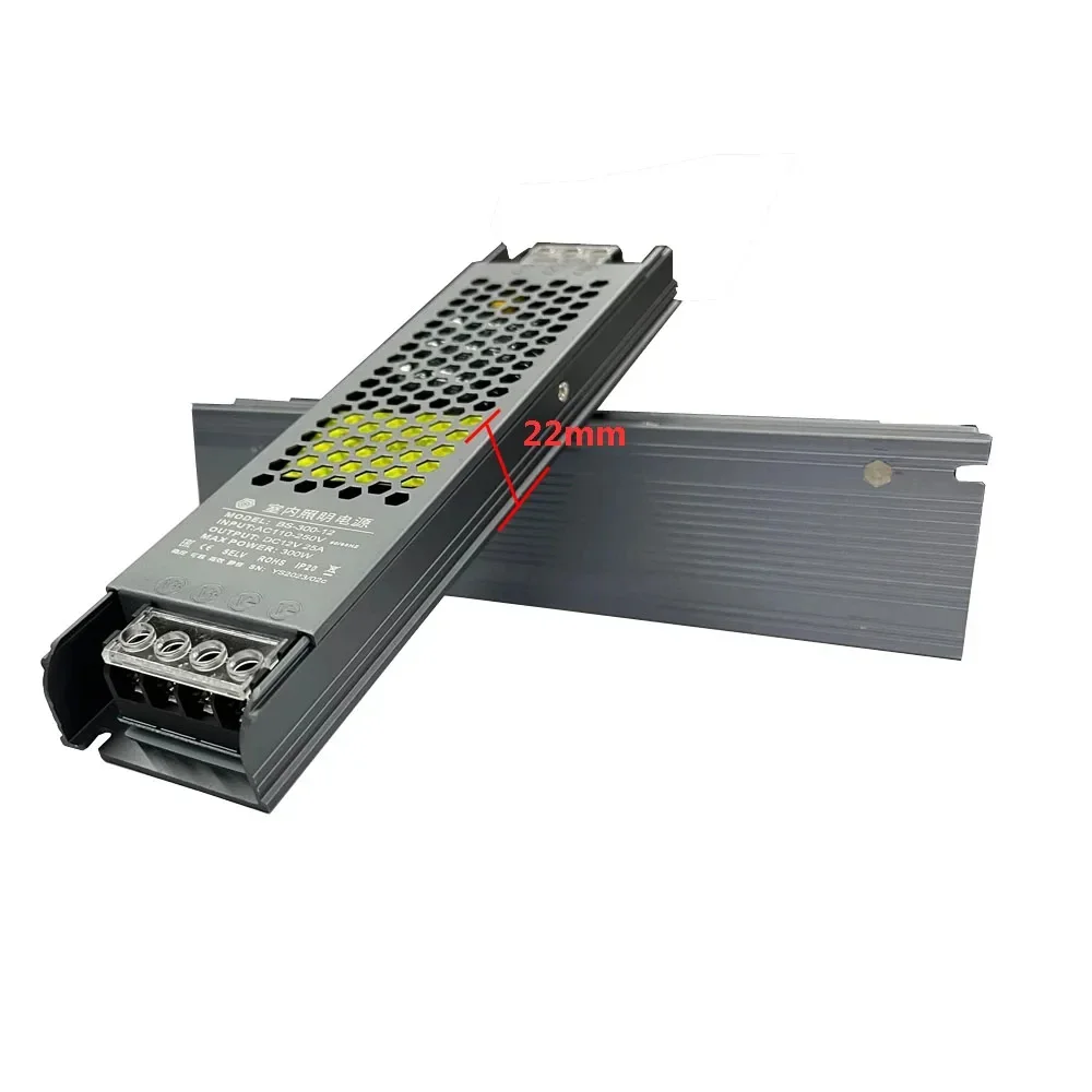 Ultra Thin LED Switch Power Supply AC110-240V TO DC 12V 24V Lighting Transformers 100W 200W 400W Converter Driver for Strips 