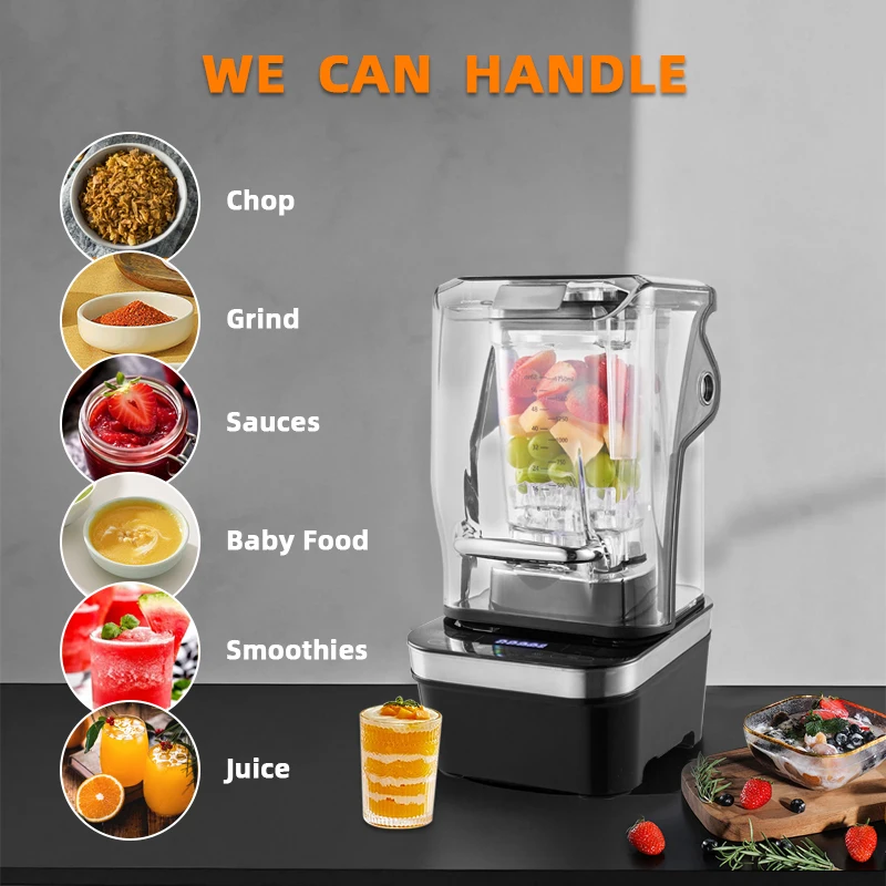 Commercial Fully Automatic Multifunctional Electric Juice and Milkshake Blender Smoothie Machine for Daily Use
