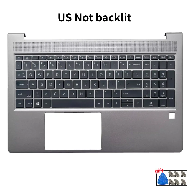 New For Zbook Power 15 G9 G10 US/FR/LA Keyboard Palmrest Upper Cover Top Case With Backlight Original Computer Replacement Parts