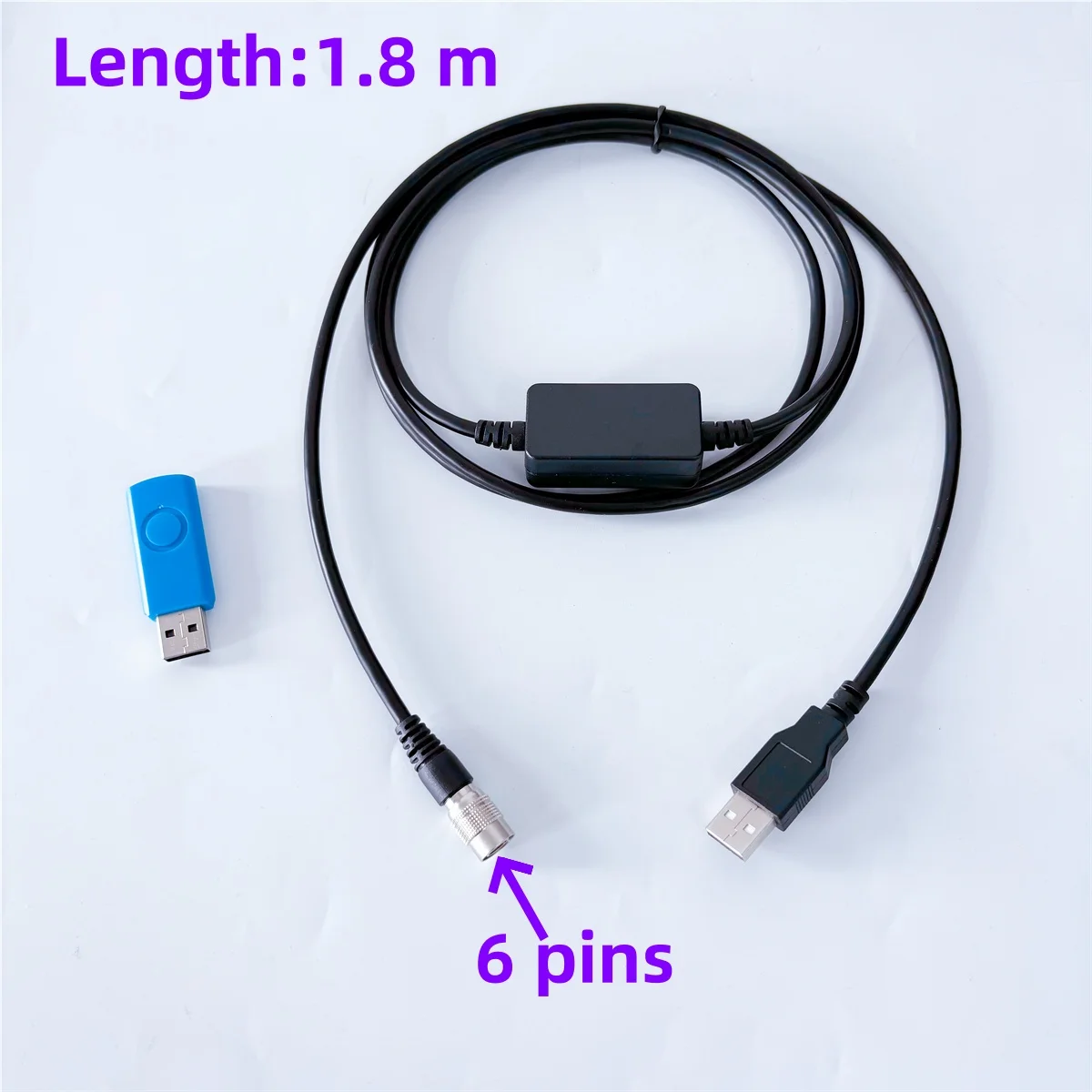 

Brand new download cable for Pentax Total Station R-422 442 2502 202 252 ATX-6 810 USB cable compatible windows 7 8 10 11