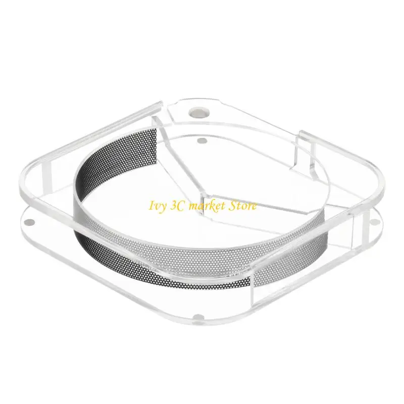

D7YC Desktop Stand for Mini 2024 Vertical Stand Holder Acrylic Dustproof Laptop Holder Cooling Heat Disspation Stand
