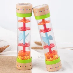 Baby Toys 6 12 Months Developmental Sensory Rain Stick Shaker Rattle Rainmaker Baby Toy Rainstick Musical Instrument for Babies