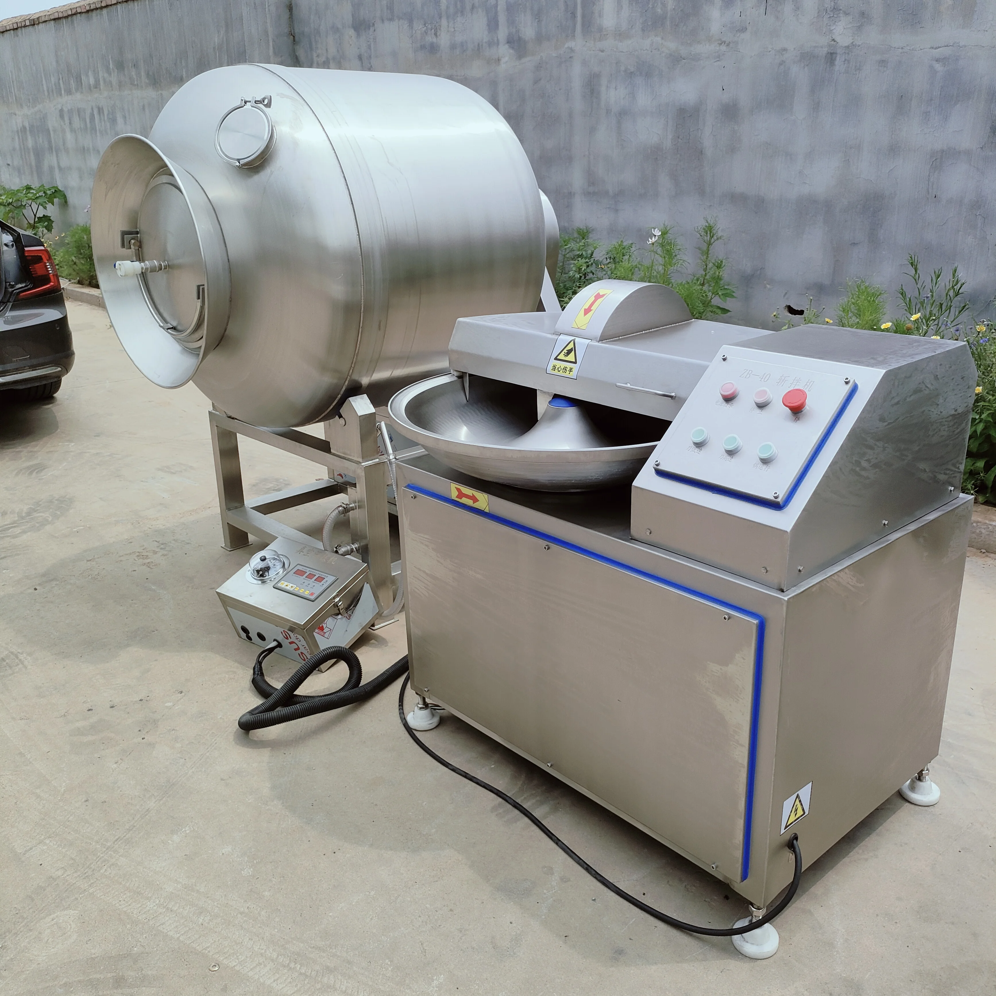 ステンレス製40Lミートボウルカッター、ソーセージチョッパーミキサー、果物・野菜グラインダーマシンをお手頃価格で