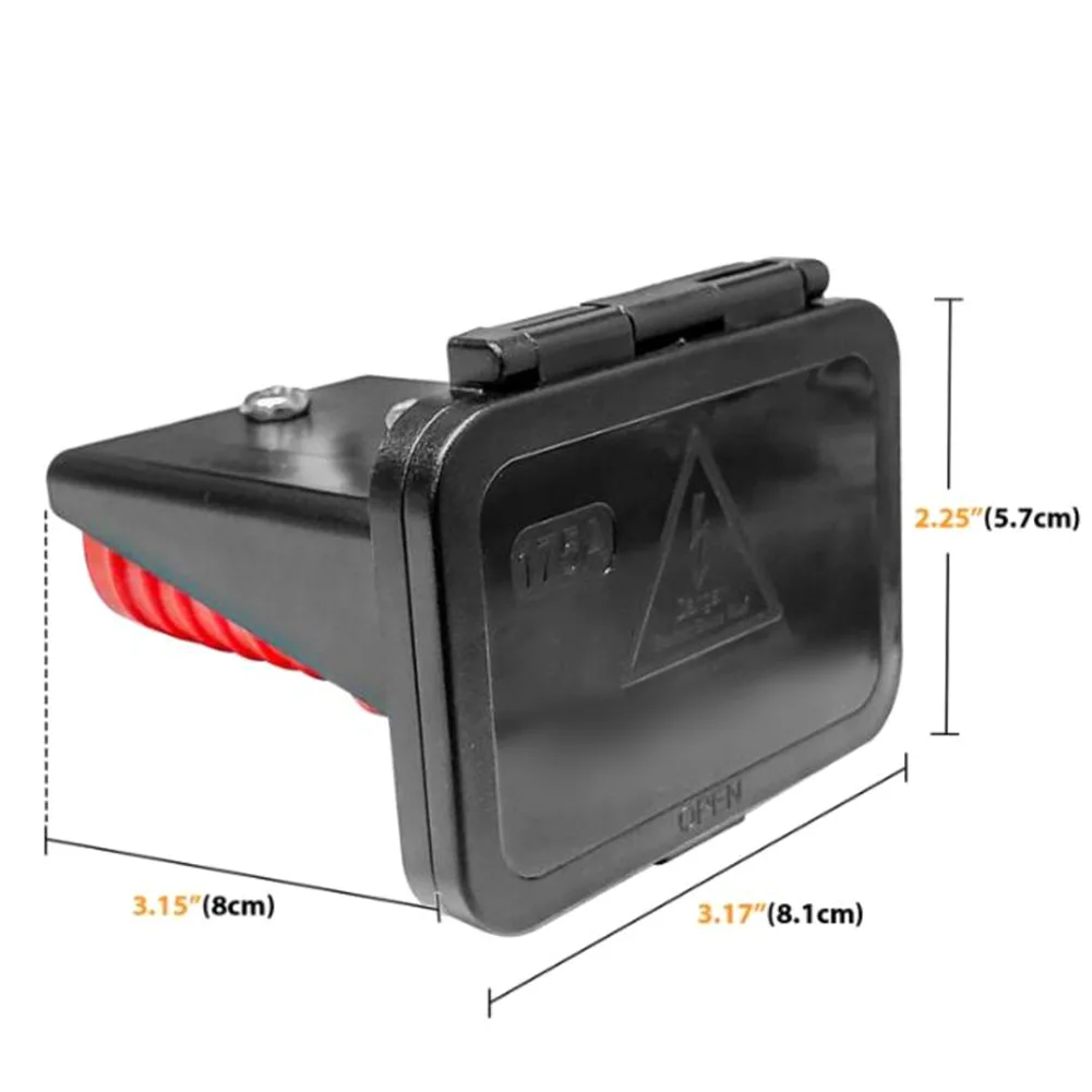 175A 600V Car Battery Quick Connect Disconnect Winch Connector Cable Kit