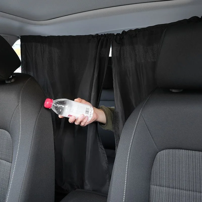 

2/4pcs Car Privacy Curtain Set Window Shade Privacy Travel Nap Night Car Camping Detachable Simple Curtain Interior Accessories