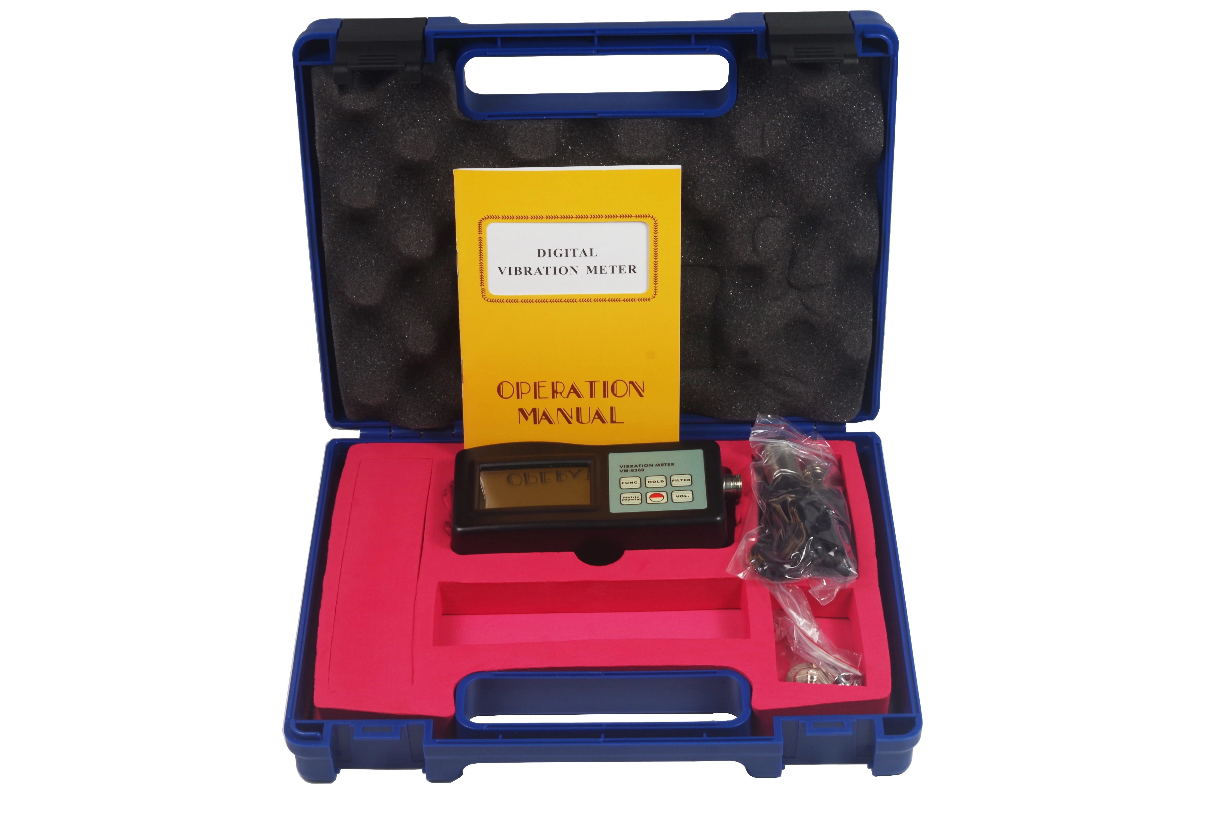 Professional Portable Vibration Meter Vibration Test Equipment VM-6360  for  velocity ,acceleration,displacement