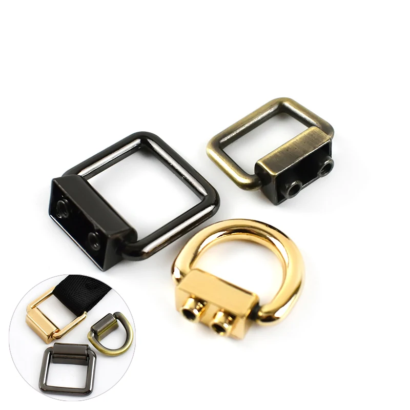 

10Pcs 15-19mm Metal O/D Ring Handbag Side Link Buckle Bag Chain Buckles Bags Shoulder Strap Connector DIY Hardware Accessories