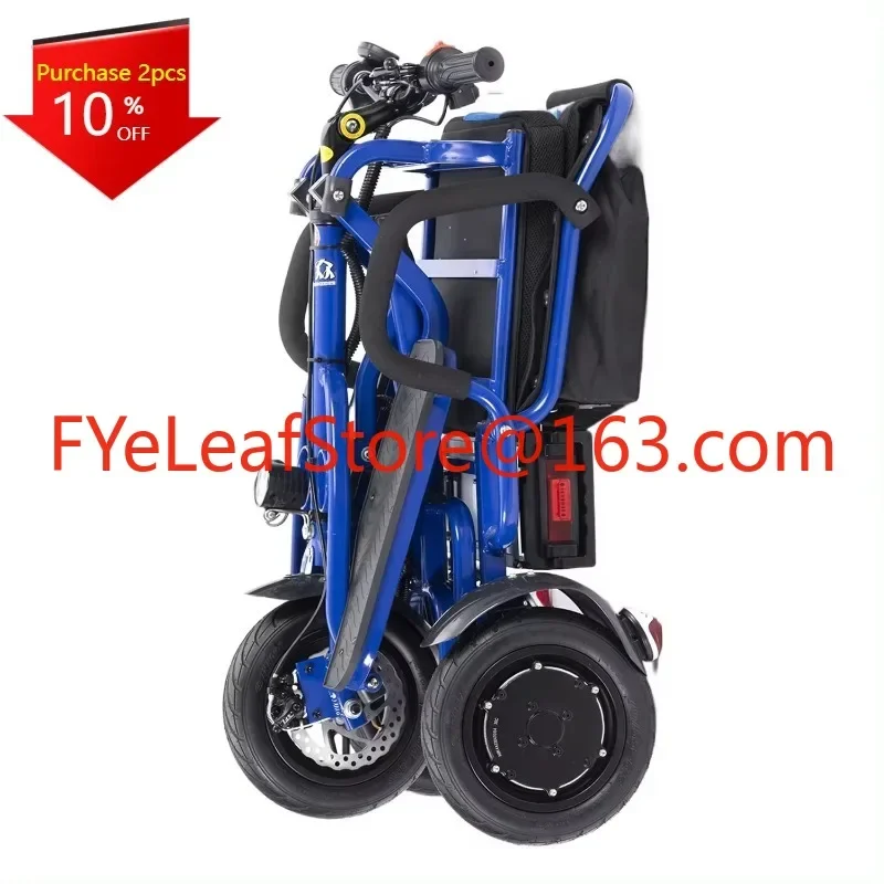 Portable and lightweight electric folding mobility scooter High quality handicapped mobility scooters