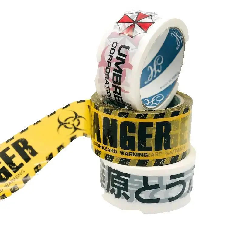 Model Car Umbrella Initial D Sealing Warning Adhesive Tape, DIY Decals, Decorative Stickers