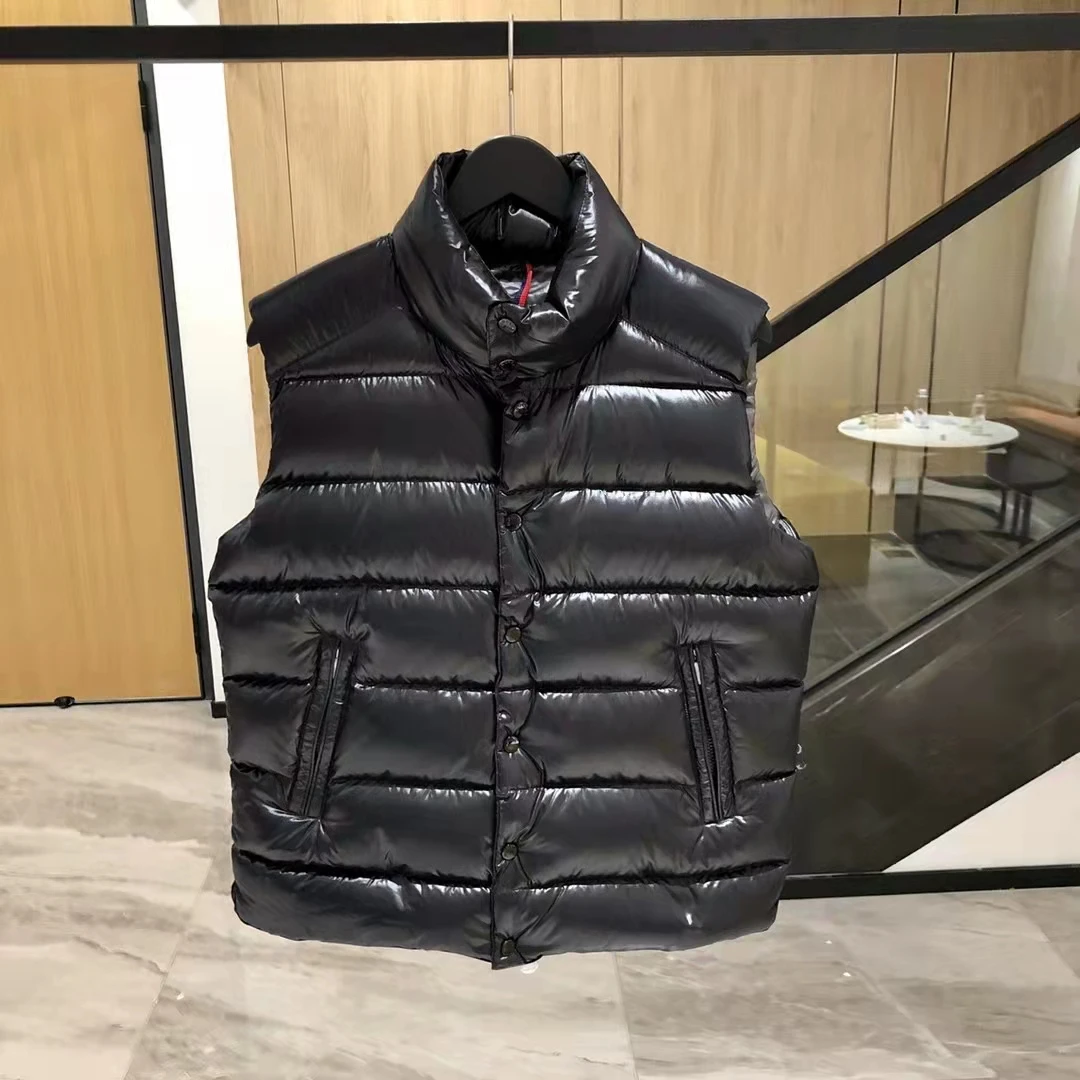 Black Down Vest Female 2021 Winter New Stand Collar Casual Plus Thick Horse Short Section Small Child Vest