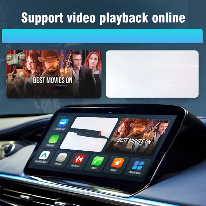 SUNRI-Iphone Carplay 무선 안드로이드 자동 USB 어댑터 스마트 AI 박스 멀티미디어 비디오 Youtube 스트리밍 자동차 Accesso