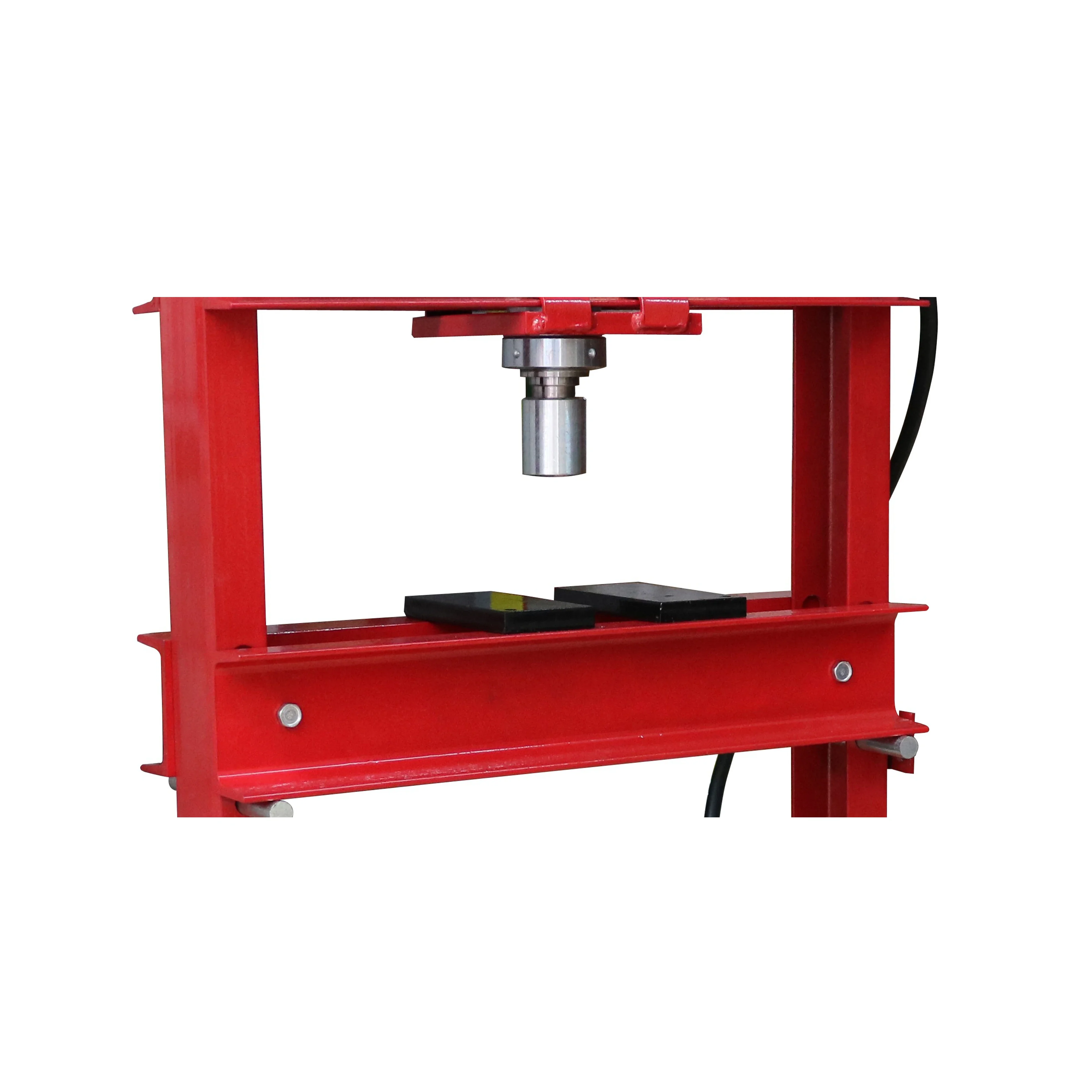 مكبس هيدروليكي عالي التحمل بإطار H 10 أون مع طاولة عمل مقاس 16 × 14 بوصة وشواط 20 بوصة، مكبس متجر ثني معدني مناسب للمحامل