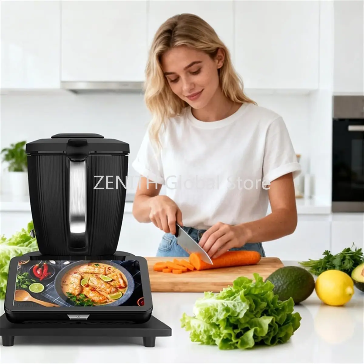 Silicone Screen Protector Cover for Thermomix TM7–Protective Display Sleeve with Scratch Resistance Kitchen Appliance Accessory