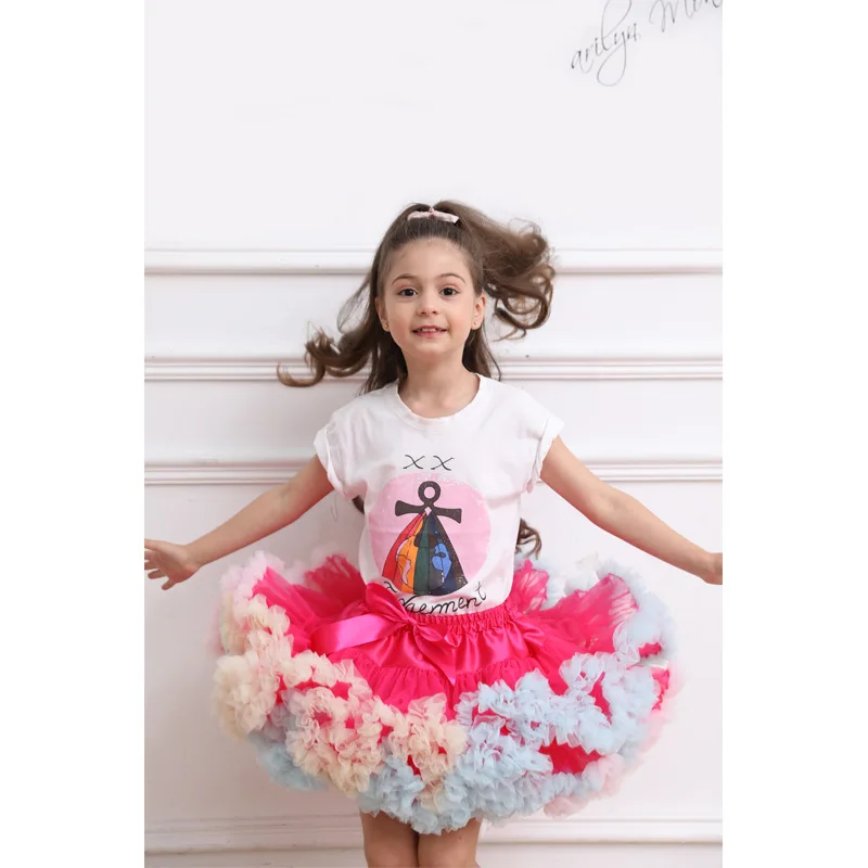 HEIßE Mädchen Tüll Rock Baby Mädchen Kleidung Tutu Pettiskirt Rock Mode Mädchen Kleidung Prinzessin Röcke Rock Für Mädchen Kleidung – Detail 10