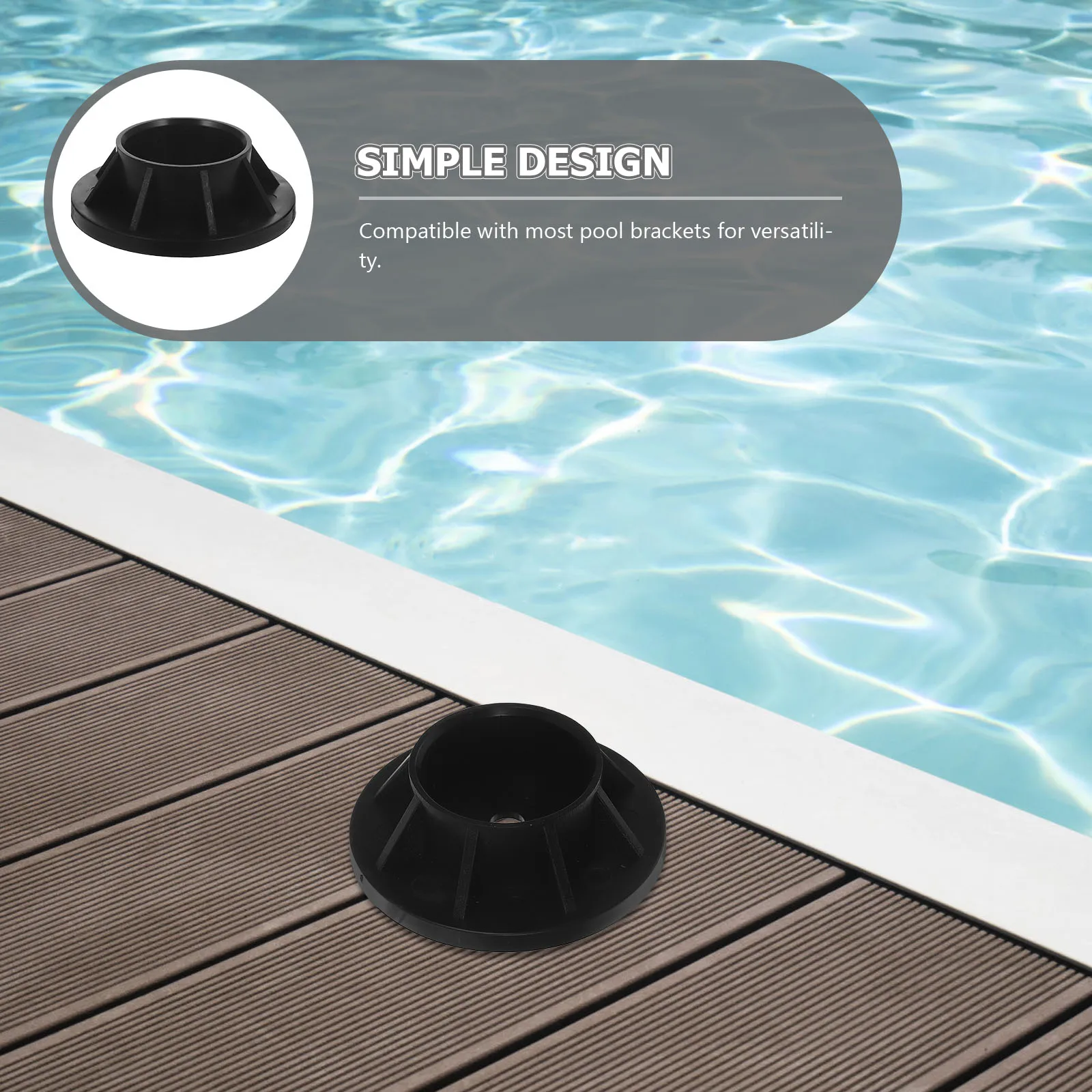 

Drain Valve Cover Scupper Fitting For Pool Bottom Effluent Outfall Plastic Water Drain Overflow Cover Nonslip Durable