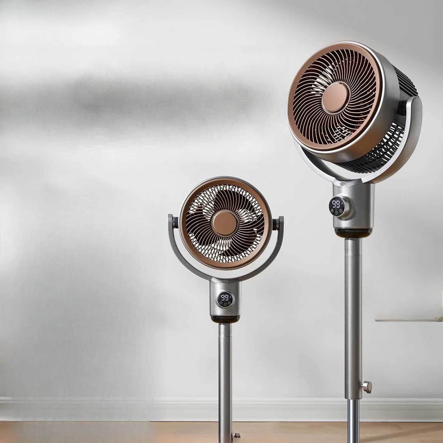 

Air circulation fan, household bedroom voice high wind floor fan