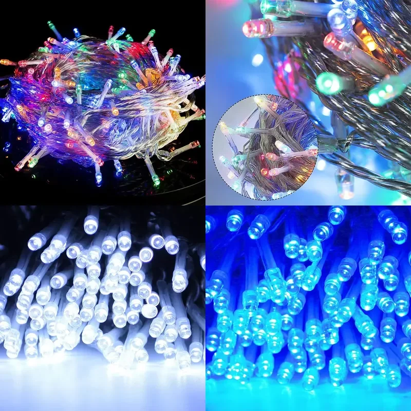 for Christmas Lights Decoration 200 LED Colorful Fairy Lights Indoor Outdoor 8 Flashing Mode Light Strings