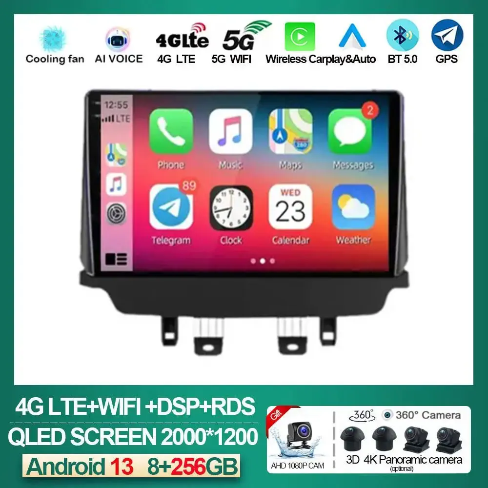 

Android 13 Auto Radio For Mazda CX-3 CX3 Mazda 2 DK 2014 - 2021 Carplay Stereo Car Multimedia Player GPS Navigation NO 2din