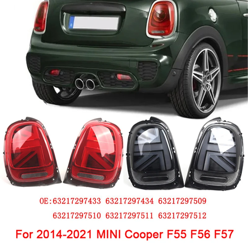 

Для 2014-2021 MINI Cooper F55 F56 F57 63217297433 63217297434 Автомобильный задний тормоз Предупреждение о столкновении Светодиодный сигнальный светильник