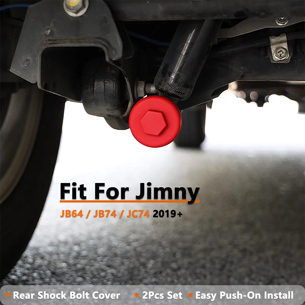 Rear Shock Absorber Cover Trim for Suzuki Jimny JB64 JB74 Nomade JC74 2019-2026 Suspension Shock Bolt Protective Cap Accessories