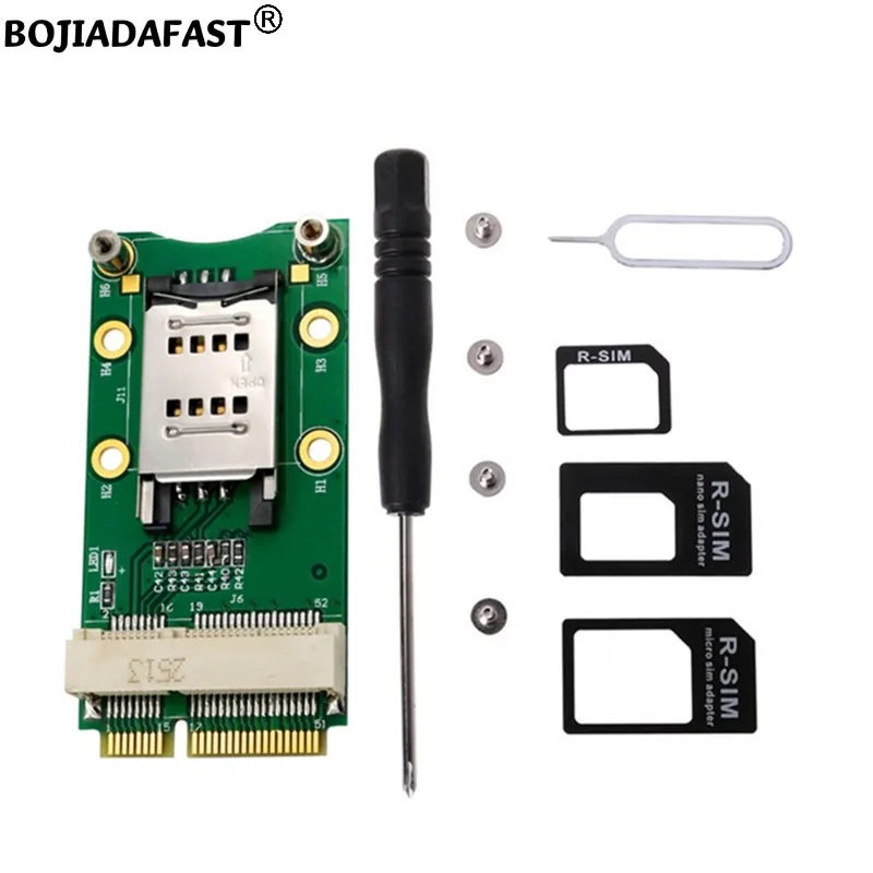 Mini PCIe PCI-E MPCIe Wireless Adapter With 1 SIM Card Slot For 3G 4G LTE WWAN GSM Modem Module