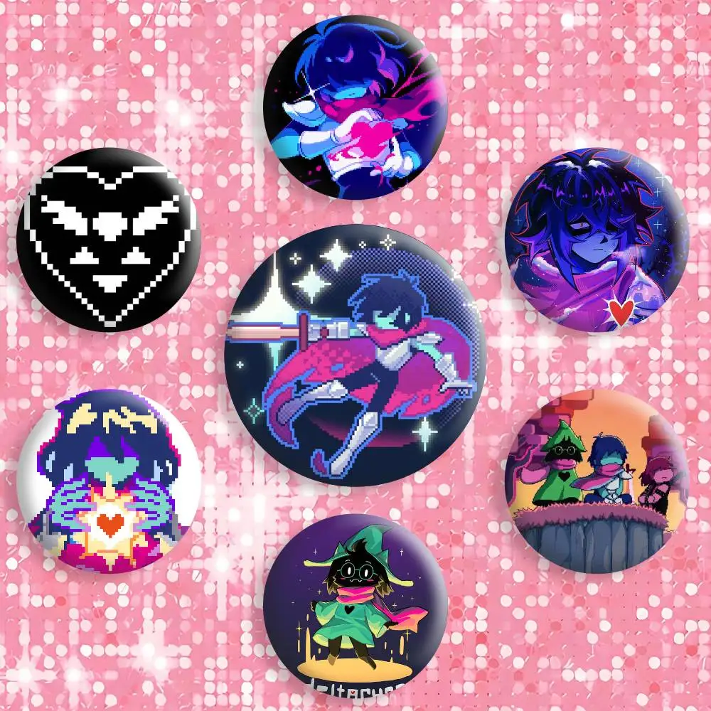 D-DeltaruneS Button Pins Backpack Clothing Decor Brooch Badge Jewelry Gifts for Kids