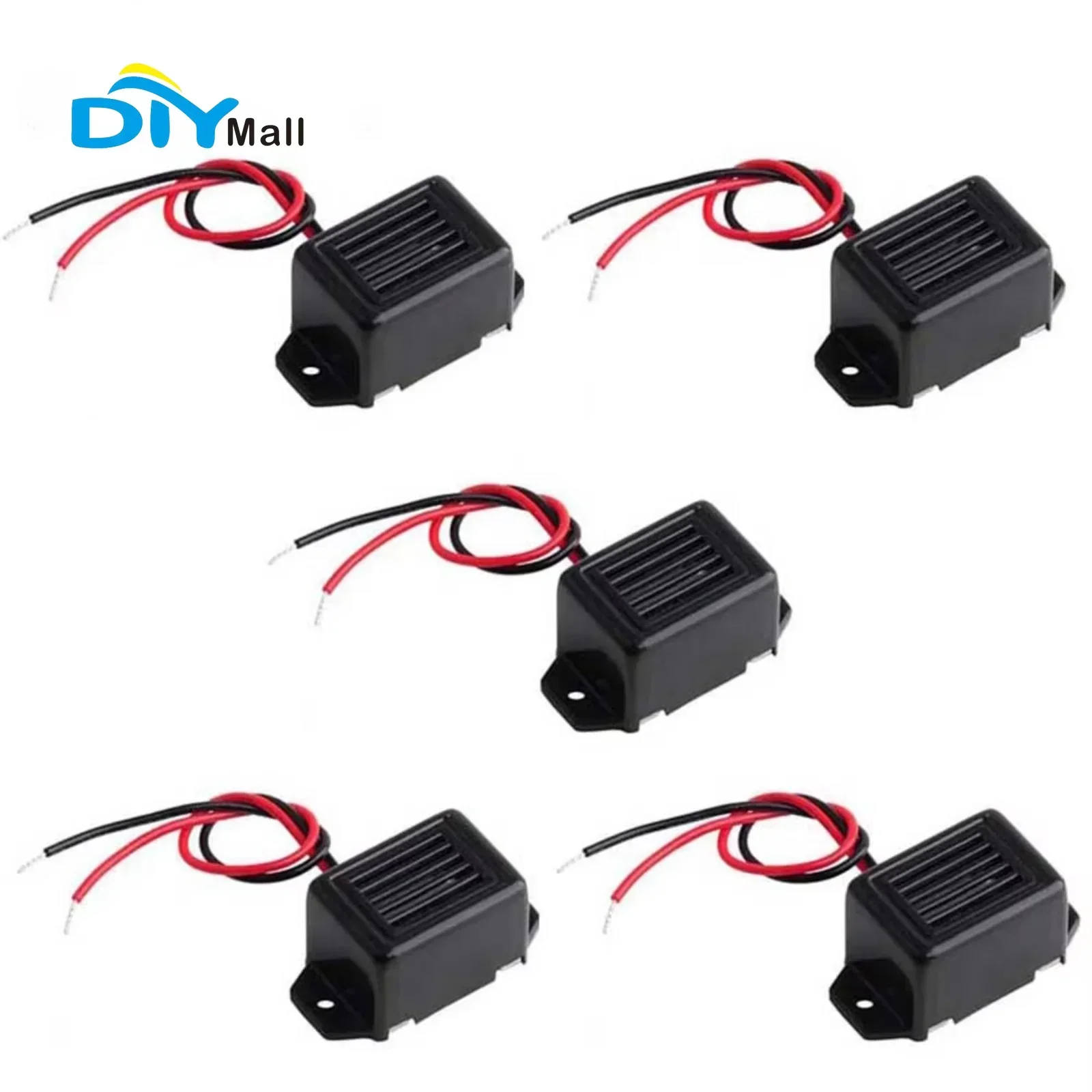 Mini 12V DC Mechanical Buzzer Alarm 85dB Continuous Tone Sounder for DIY Electronics Projects - Ideal for Makers and Hobbyists