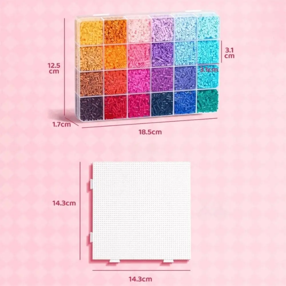 2.6mm tamanho perler hama contas de alta qualidade tridimensional fusível contas kit 48/72/96/120 cores premium pequeno feijão