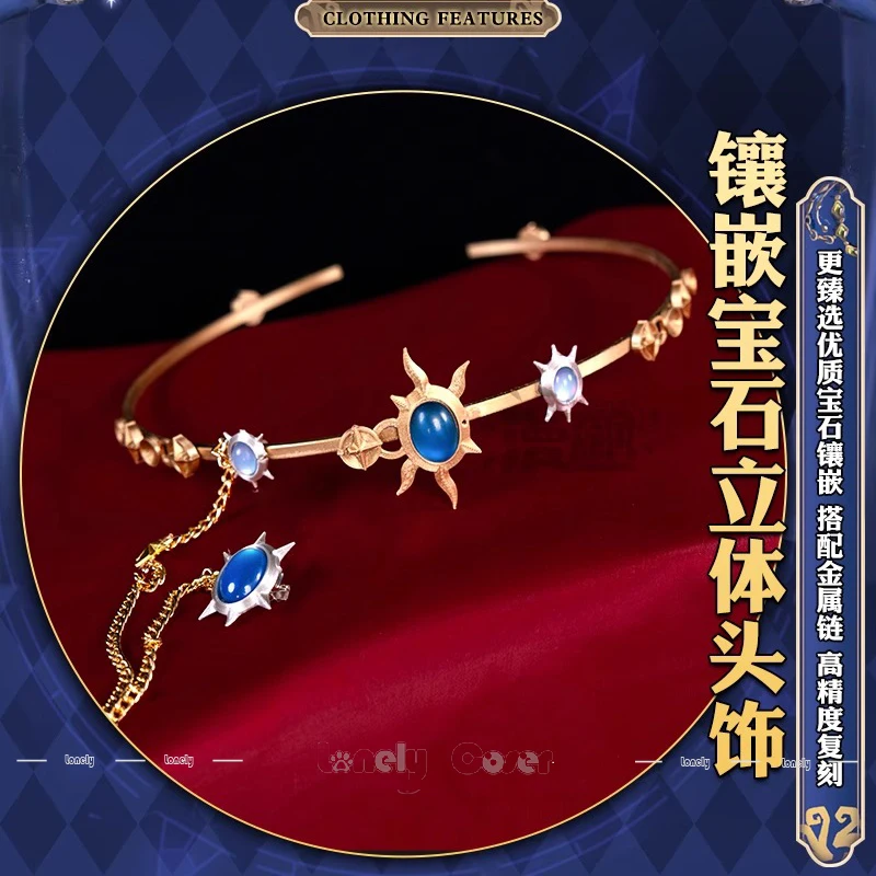 Identity V Tracing Light Emil Cosplay Costume Wig Patient Coat Cloak Vest Necklace Headwear Earrings Full Set Men Women Carnival