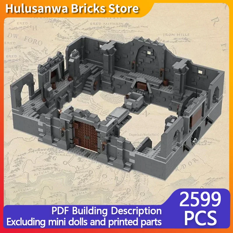 Ring Movie Model MOC Building Bricks Marble Mausoleum In The Fog Modular Technology Gifts Holiday Assemble Children Toys Suit