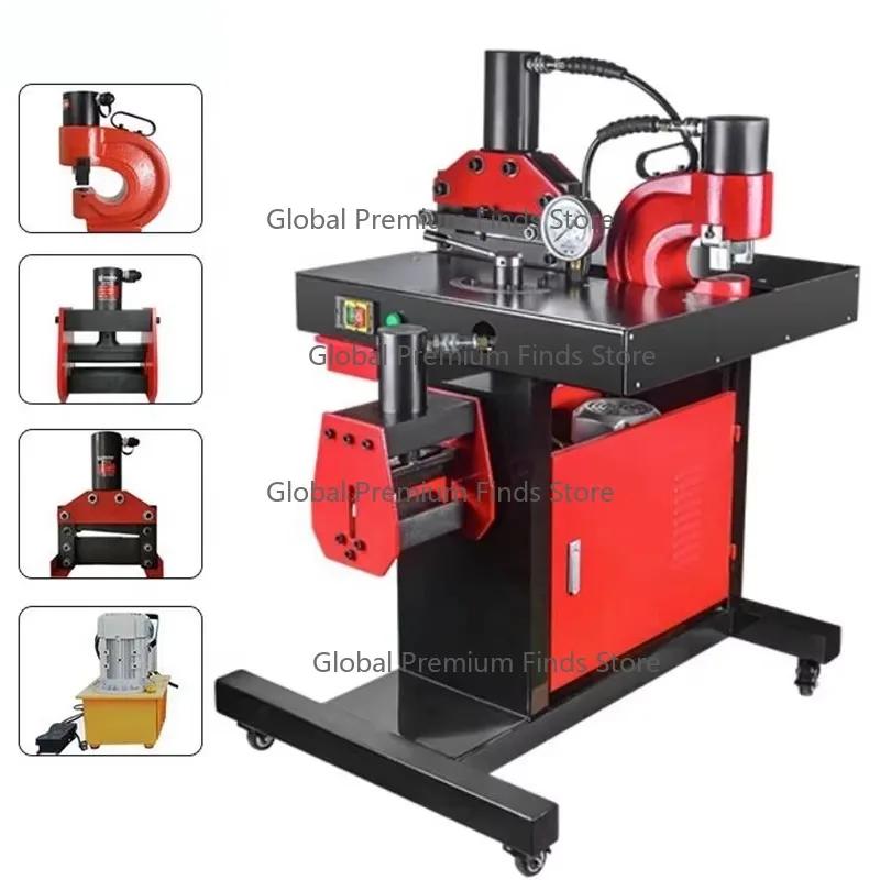 High Quality DHY-401Cutting Bending Punching Busbar Processing Machine Four in One Copper Busbar Processing Machine