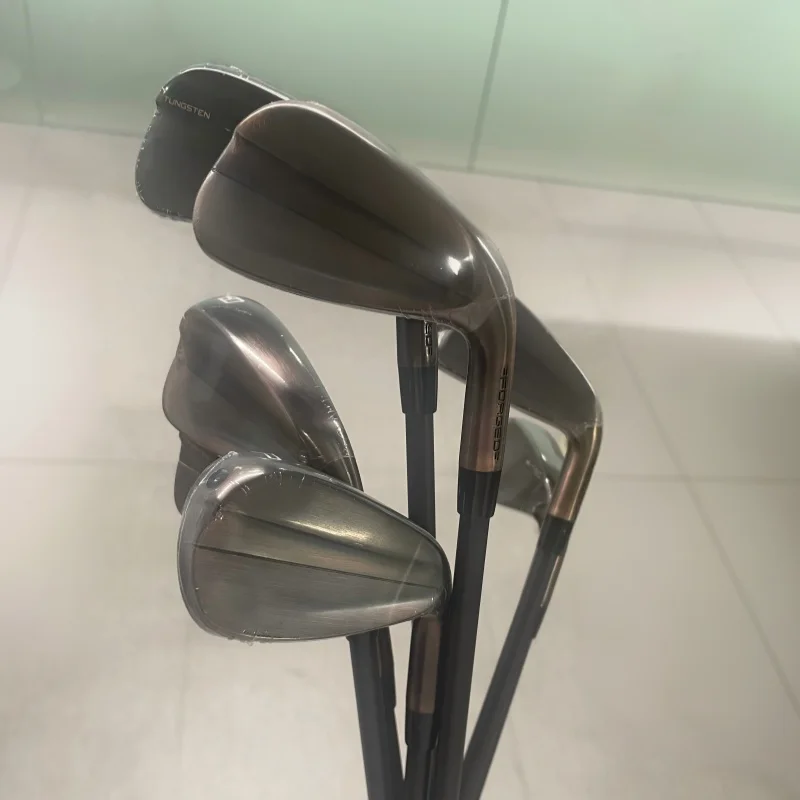 Men Bronze Finish Forged Golf Iron Set 790 7pcs 4-PW Hollow Cavity Design Steel Graphite Shaft Optional RS Flex High Forgiveness