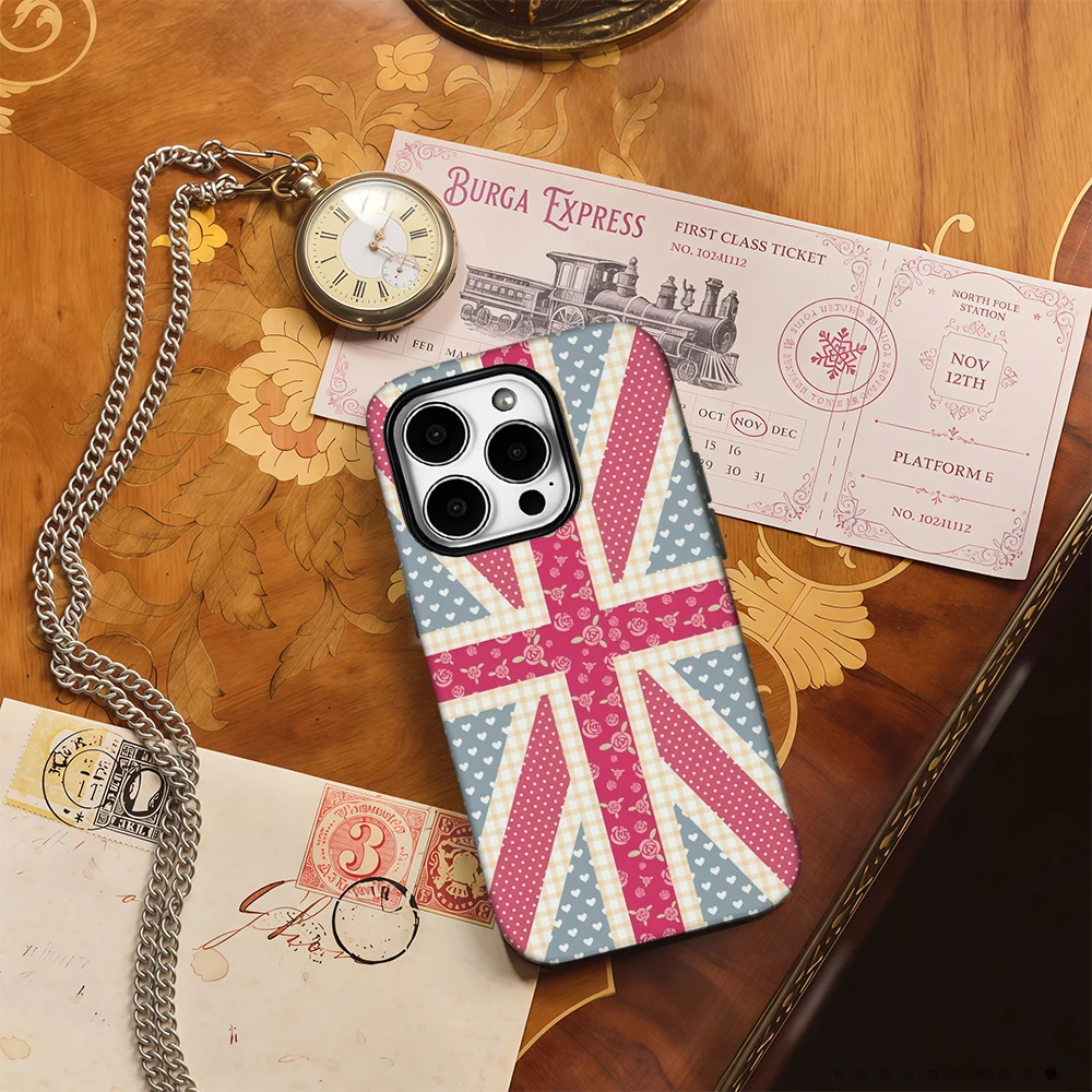 Handyhülle mit gekreuzten Blumen für iPhone 16 15 14 13 12 11 X XS XR XSMAX 7 8 Pro Max Plus, doppellagige Rückseite